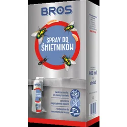 Bros - Spray Do Śmietników 400Ml - Zestaw Z Uchwytem