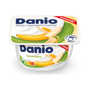 Danio Serek Homogenizowany Bananowy 130 G