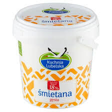 Kuchnia Lubelska Śmietana 18% 1 Kg