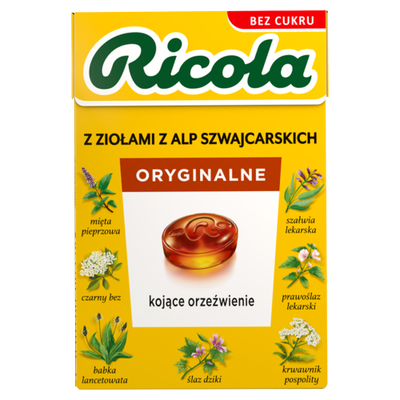 Ricola Oryginalne Ziołowe 27,5G