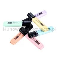 Q-Connect Zakreślacz 6 szt., mix, pastelowe kolory  - 2