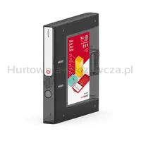 Segregator NEW BINDER MOXOM, plastikowy, A4/50mm, transparentny ciemny - 2