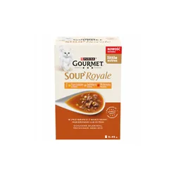 Purina Gourmet Soup Royale Kolekcja Dań Mięsnych 6 X 45 G