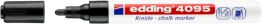 Edding Marker kredowy e-4095 2-3mm, czarny 