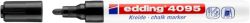 Edding Marker kredowy e-4095 2-3mm, czarny 