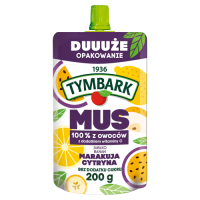 Tymbark Mus 100% Jabłko Banan Marakuja Cytryna 200 G