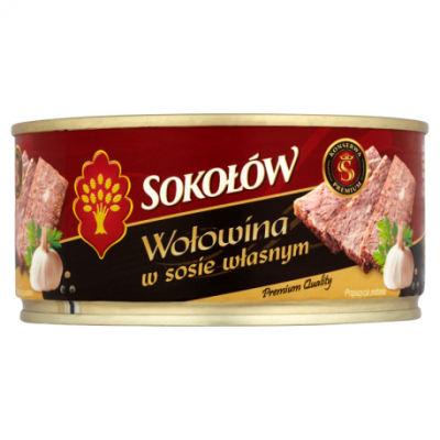 Wołowina W Sosie Własnym 300G Sokołów