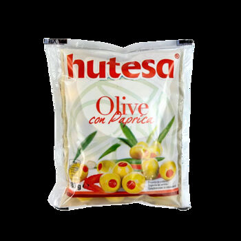 Hutesa Oliwki zielone z pastą paprykową 180g