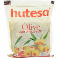 Hutesa Oliwki zielone z pastą paprykową 180g