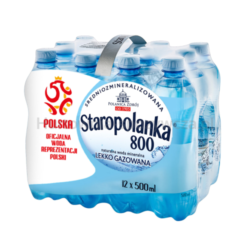 Woda Staropolanka 500 Ml Gazowana x 12 szt.