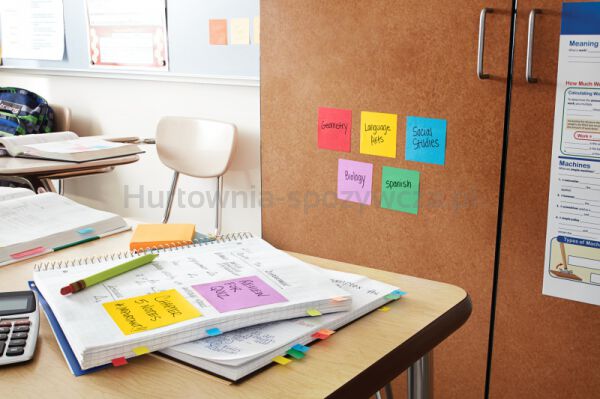 Karteczki samoprzylepne POST-IT® Super Sticky (654-S), 76x76mm, 12x90 kart., żółte - 6