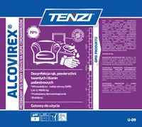 Płyn do dezynfekcji rąk, narzędzi, powierzchni TENZI, Alcovirex, 5l - 2