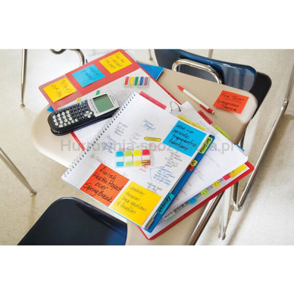 Post-It Karteczki samoprzylepne Super Sticky, PLAYFUL, 76x76mm, 6x90 kart.  - 2