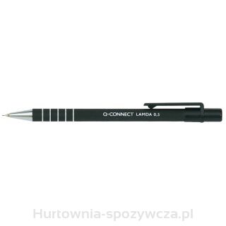 Ołówek Automatyczny Q-Connect Lambda 0,5Mm, Czarny