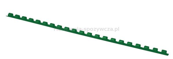 Grzbiety do bindowania OFFICE PRODUCTS, A4, 6mm (25 kartek), 100 szt.,zielone