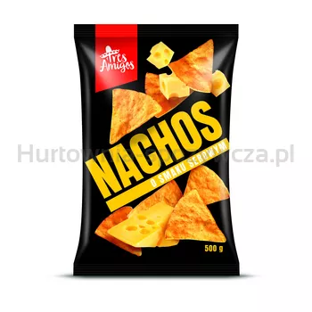 Tres Amigos Nachos o smaku serowym 500 g