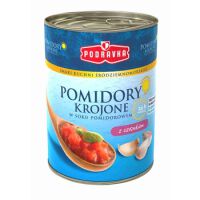 Podravka Pomidory Krojone Z Czosnkiem  400G