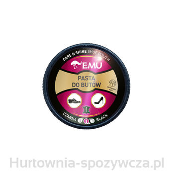 Emu Pasta Do Butów W Puszce (Care And/&Amp Shine Shoe Polish) - Czarna 50 Ml