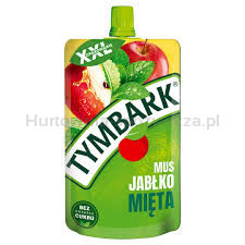 Tymbark Mus Jabłko Mięta 200g