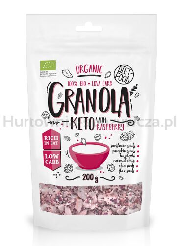 Granola Malina Keto Bio 200 G - Diet-Food [BIO]