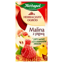 Herbapol Herbaciany Ogród herbatka owocowa malina z pigwą 20 Torebek