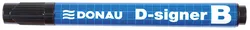 Marker do tablic DONAU D-Signer B, okrągły, 2-4mm (linia), czarny