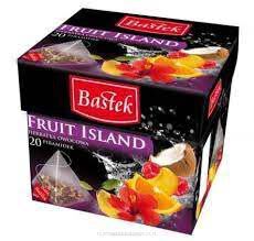 *Bastek Herbata Piramidki Owocowa Wyspa 20 Torebek 