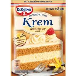 Dr.Oetker Krem do tortów i ciast smak waniliowy 105 g