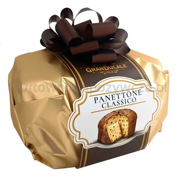 Panettone - ciasto na zakwasie ręcznie pakowana Granducale 1000g