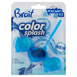 Brait Kostka Do Wc Barwiąca Wodę Volcano Ice 2-Fazowa 45G