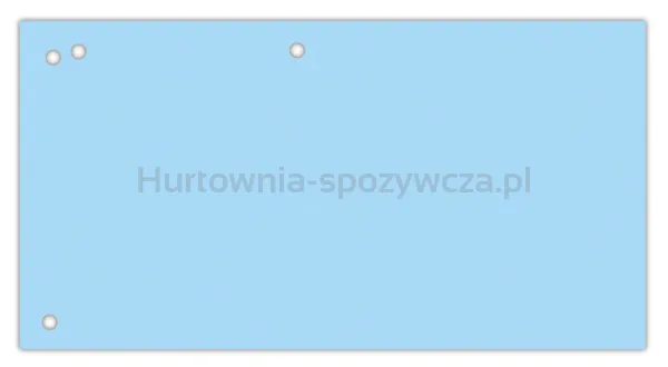 Przekładki OFFICE PRODUCTS, karton, 1/3 A4, 240x105mm, 100szt., niebieskie