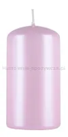 Donau HOME Świeca słupek Standard Lakier, 60x115mm, różowy perła - 2