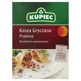 Kupiec Kasza Gryczana Prażona 4X100 G