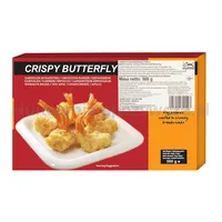 Myfood Krewetka Biała 26-30 Szt./Lb Panierowana Butterfly, Głęboko Mrożona 500 G