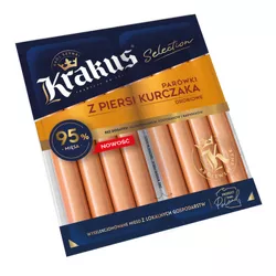 Parówki z piersi kurczaka 2x90 g Krakus