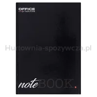 Brulion OFFICE PRODUCTS, A4, w kratkę, 96 kart., mix kolorów - 5