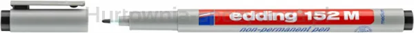 Edding Foliopis zmywalny e-152 M 1mm, czarny 
