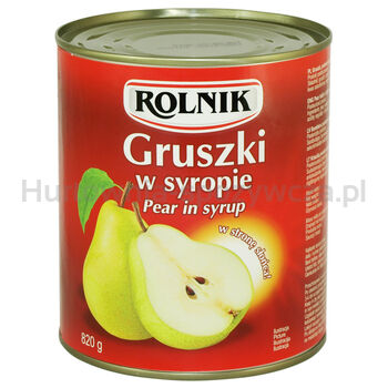 Rolnik Gruszki W Syropie 850 Ml 