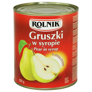 Rolnik Gruszki W Syropie 850 Ml 