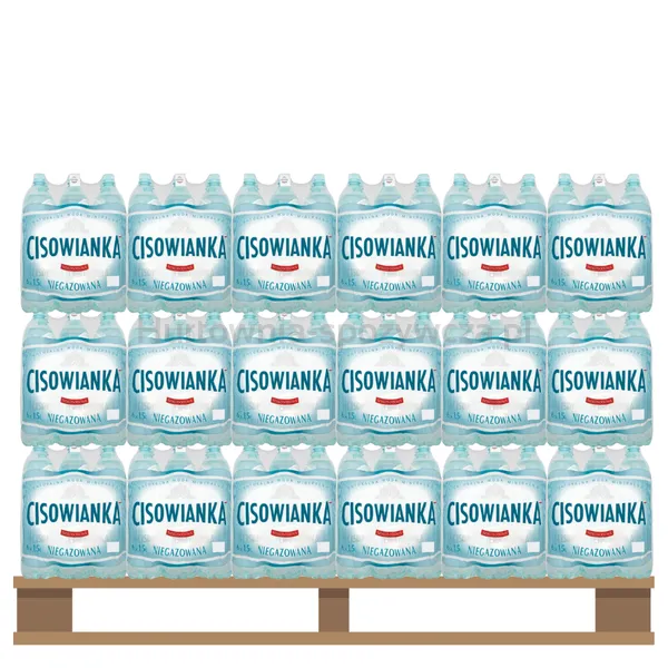 Cisowianka Woda Mineralna Niegazowana 1,5l  Paleta SK