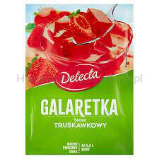 Delecta Galaretka 70G Smak Truskawkowy 