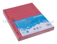 Przekładka DONAU, karton, A4, 235x300mm, 1-10, 1 karta, czerwona - 2