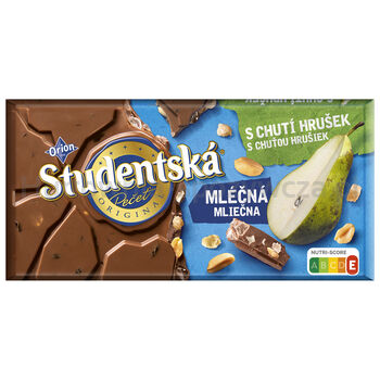 Studentska Czekolada Mleczna Gruszka 170G