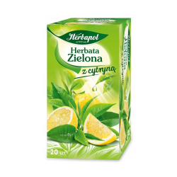 Herbapol Herbata Zielona Z Cytryną (20 Torebek X 1,7G) 34G