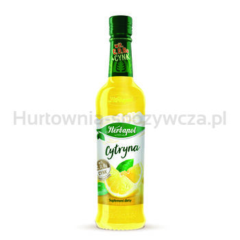 Herbapol Syrop Owocowy Suplement Diety Cytryna Lemoniadowa Z Witaminami C,D, B6 I Cynkiem 420 Ml