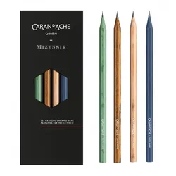 Ołówki CARAN D'ACHE, Les Crayons De La Maison, edycja 10, 4 szt.