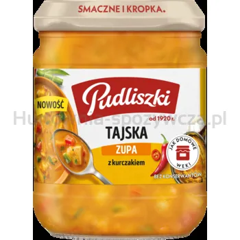 Pudliszki Zupa tajska z kurczakiem  440g