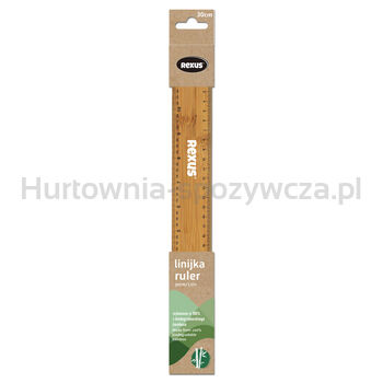 Rexus Linijka drewniana 30 cm 