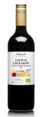 Zakwas Z Buraków Z Selerem, Imbirem I Cytryną  Bio 700 Ml - Delikatna [BIO]