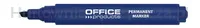 Office Products Marker permanentny ścięty, 1-5mm (linia), niebieski  - 2